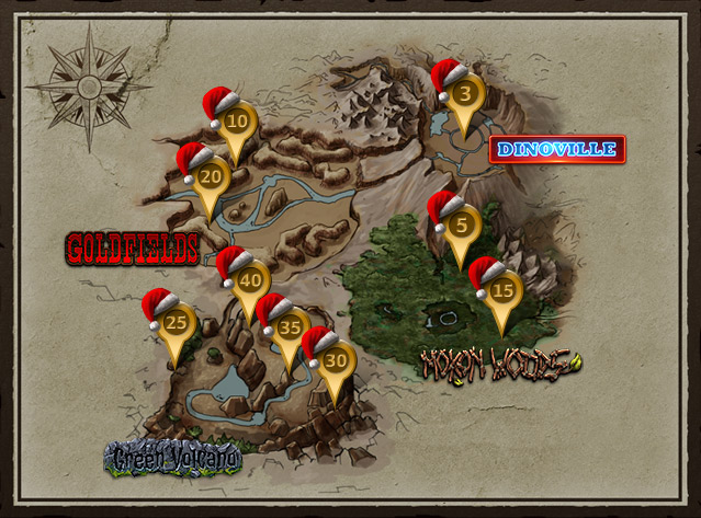 Christmas in Dinoville – World Map