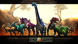 Dino Storm - Wallpaper
