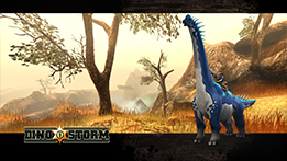 Dino Storm Duvar Kağıdı - Brakiozorus