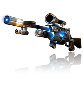 The laser gun peacemaker in Dino Storm