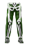 Skeleton Jeans (green)