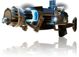 The Gatling laser gun in Dino Storm